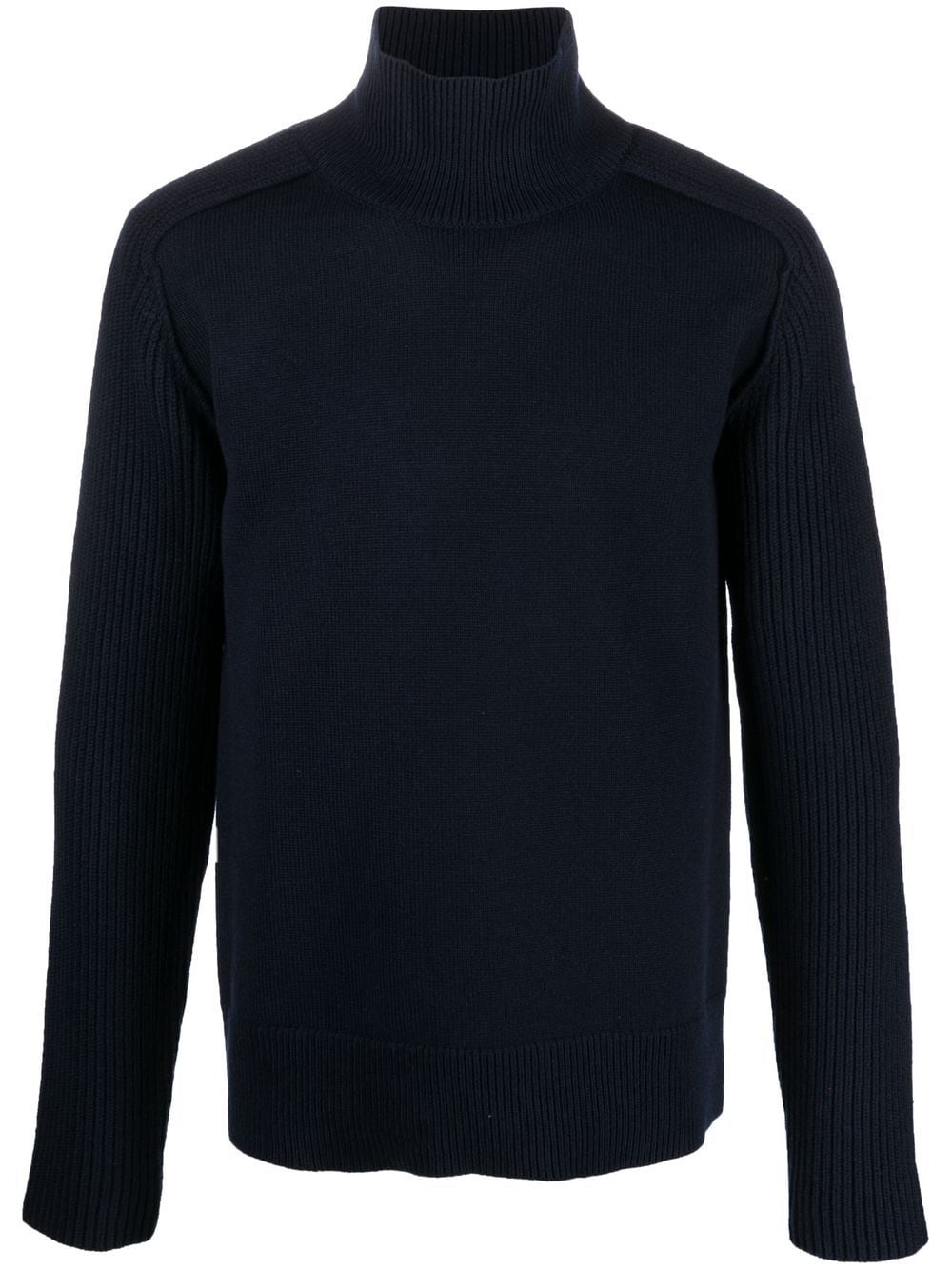 Jil Sander Pullover mit Stehkragen - Blau von Jil Sander