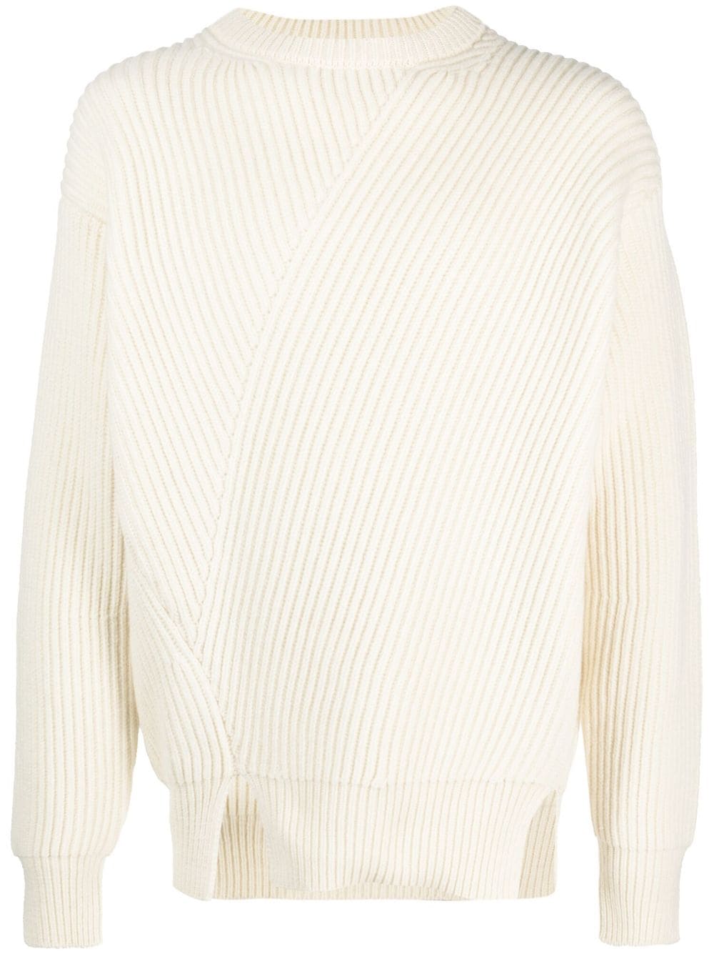 Jil Sander Pullover mit Waffelstrick-Muster - Nude von Jil Sander