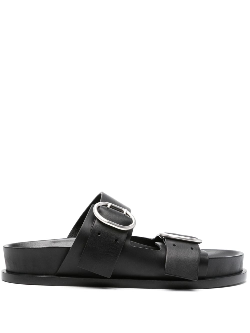 Jil Sander Sandalen mit doppelter Schnalle - Schwarz von Jil Sander