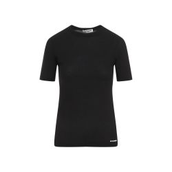 Jil Sander Schwarzes Baumwoll-t-shirt Für Damen von Jil Sander