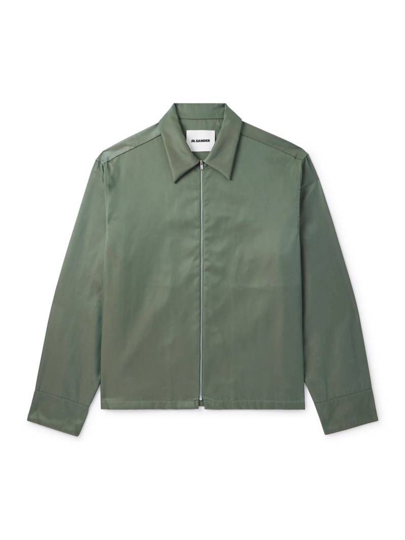 Jil Sander - Shell Jacket - Men - Green - IT 50 von Jil Sander