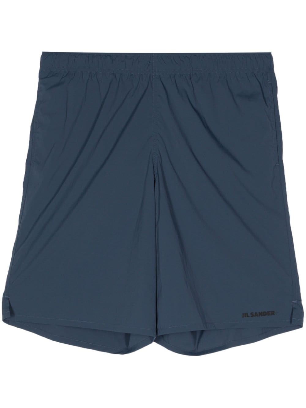 Jil Sander Shorts mit Logo-Print - Blau von Jil Sander