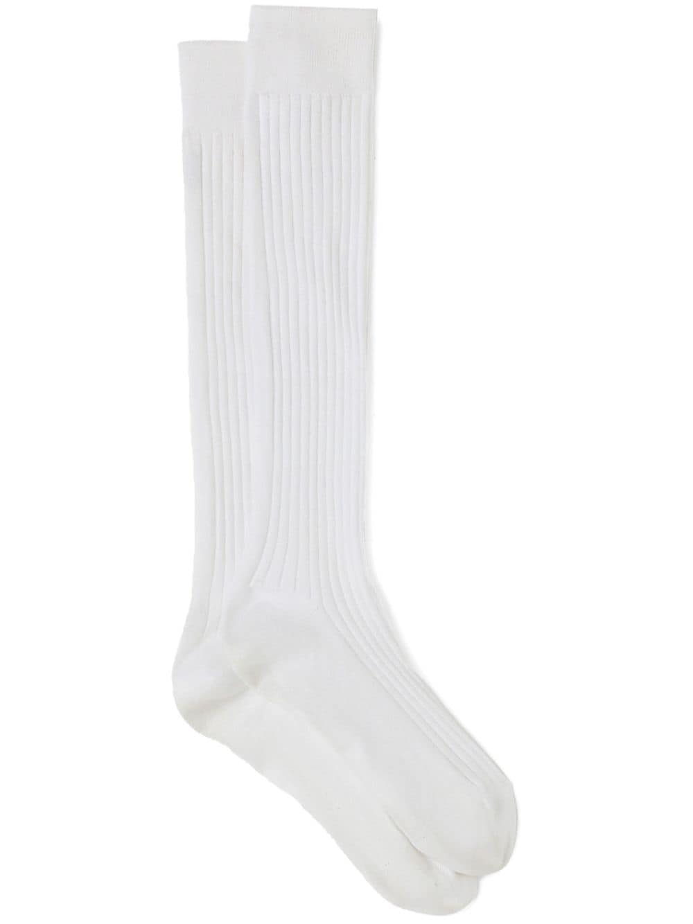 Jil Sander Socken aus Baumwollgemisch - Weiß von Jil Sander