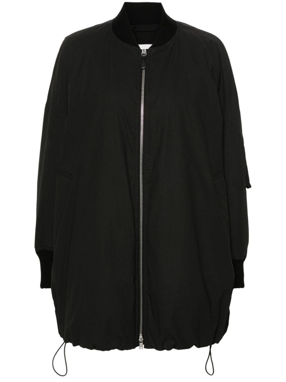 Jil Sander Steppjacke mit Reißverschluss - Schwarz von Jil Sander