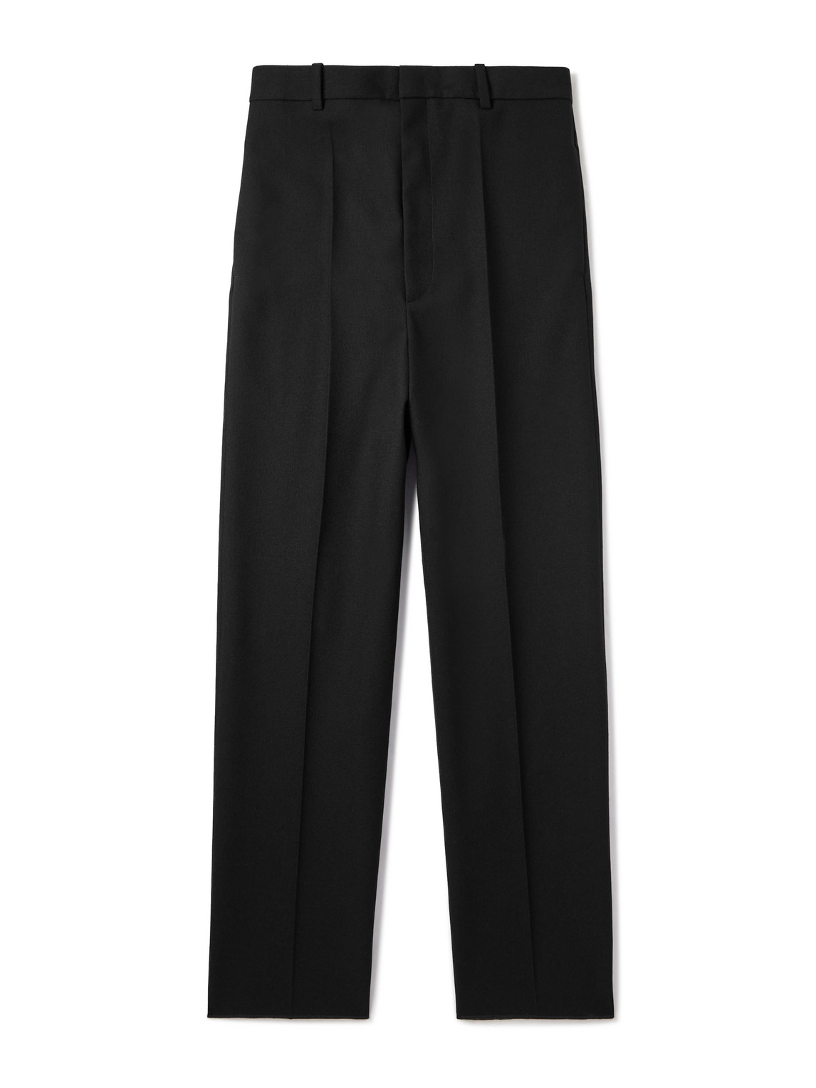Jil Sander - Straight-Leg Grain de Poudre Wool Trousers - Men - Black - IT 52 von Jil Sander