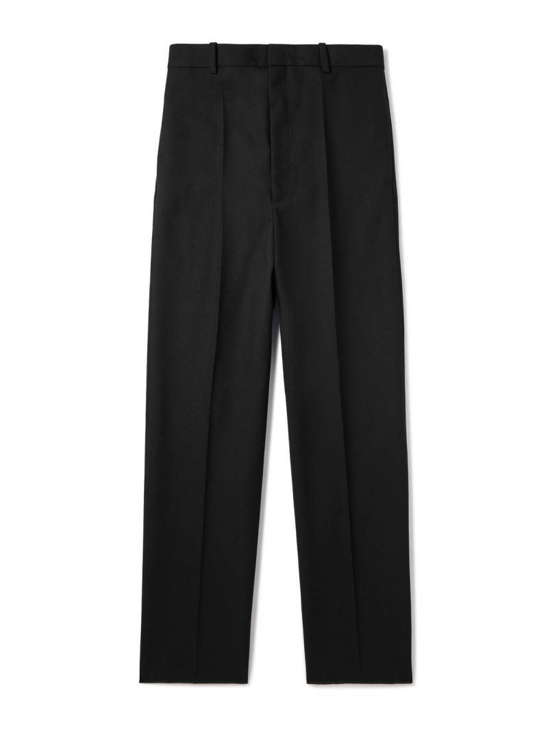 Jil Sander - Straight-Leg Grain de Poudre Wool Trousers - Men - Black - IT 52 von Jil Sander