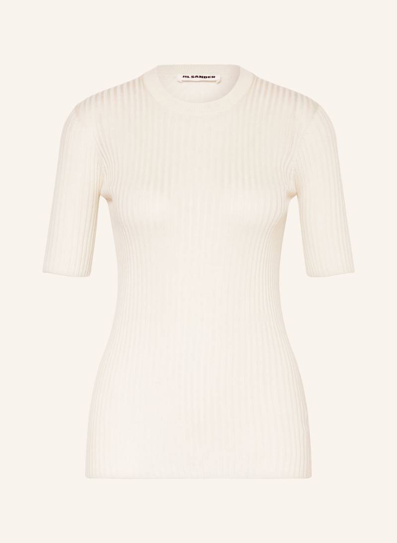 Jil Sander Strickshirt Aus Seide weiss von Jil Sander