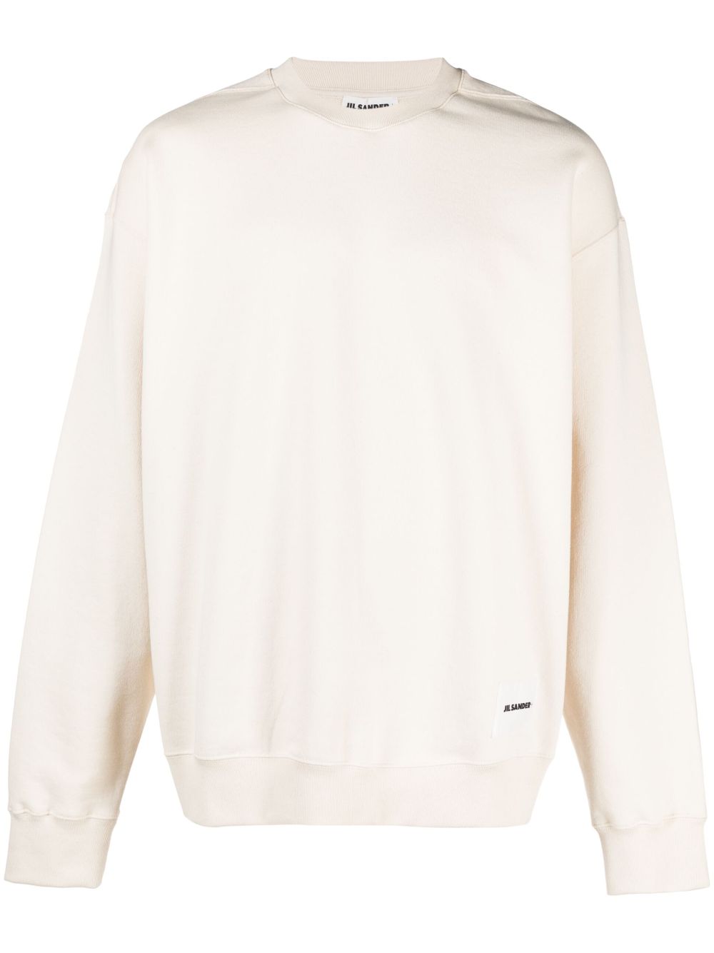 Jil Sander Sweatshirt mit Logo-Patch - Nude von Jil Sander