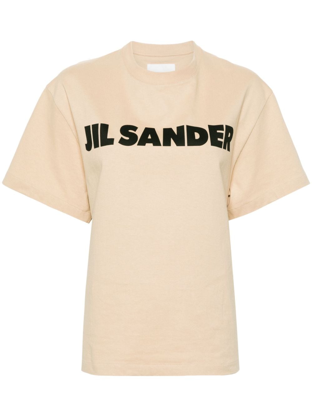 Jil Sander T-Shirt mit Logo-Print - Nude von Jil Sander