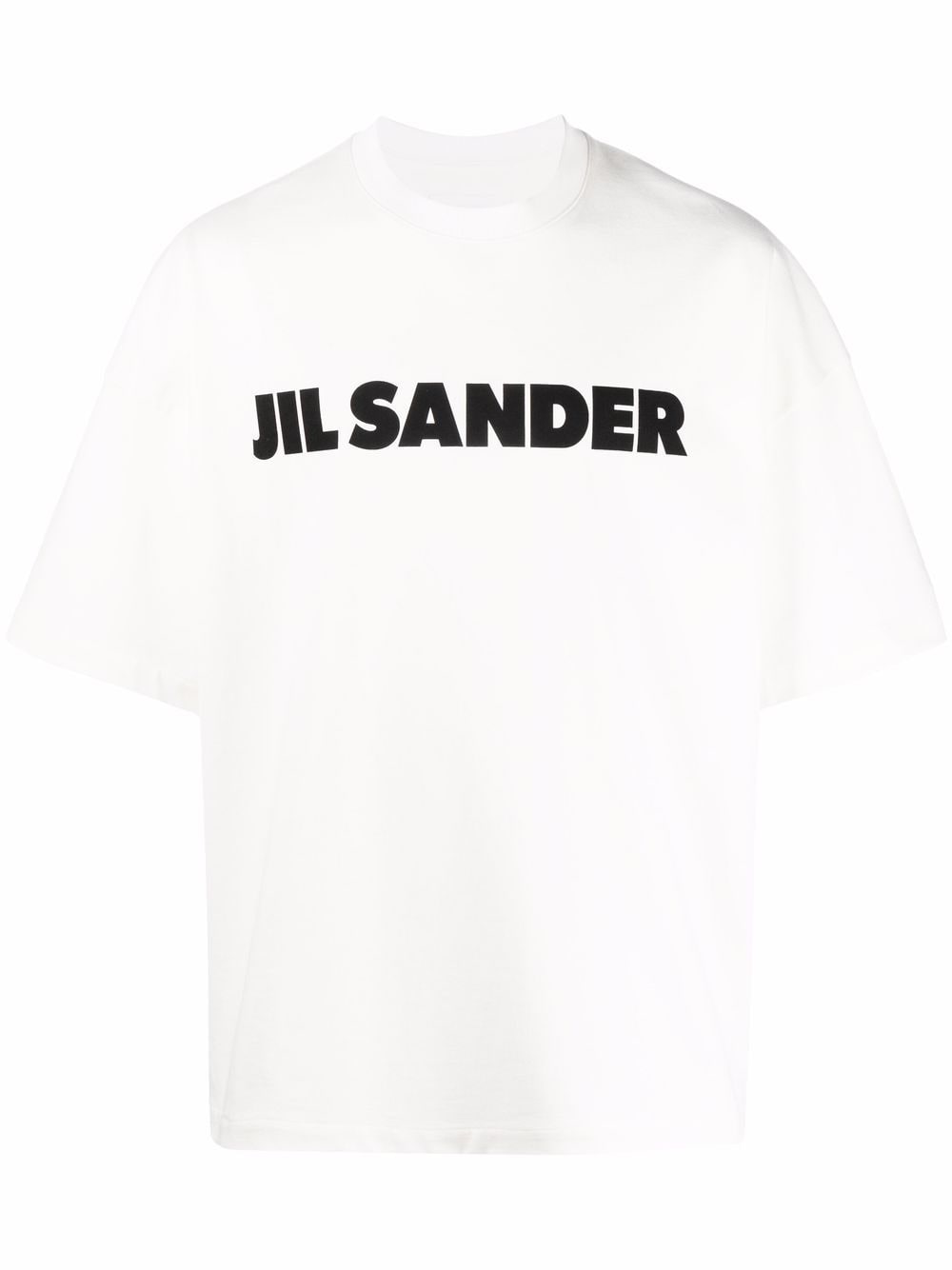 Jil Sander T-Shirt mit Logo-Print - Weiß von Jil Sander