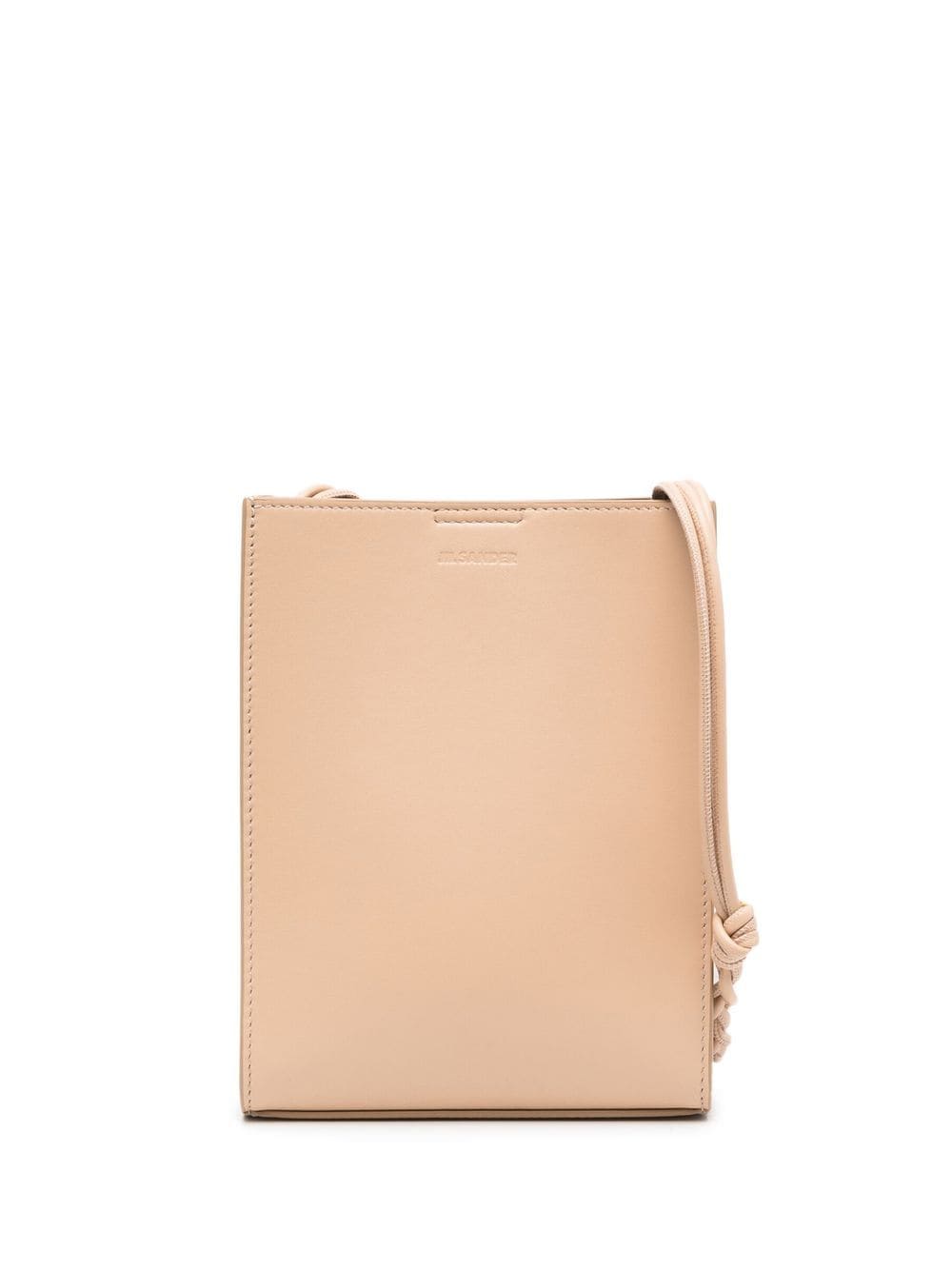 Jil Sander Kleine Tangle Kuriertasche - Nude von Jil Sander