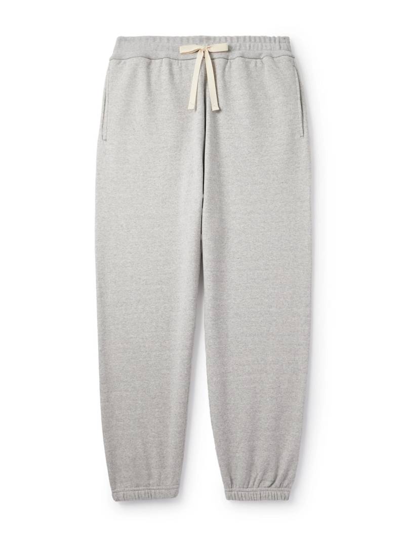 Jil Sander - Tapered Cotton-Jersey Sweatpants - Men - Gray - M von Jil Sander