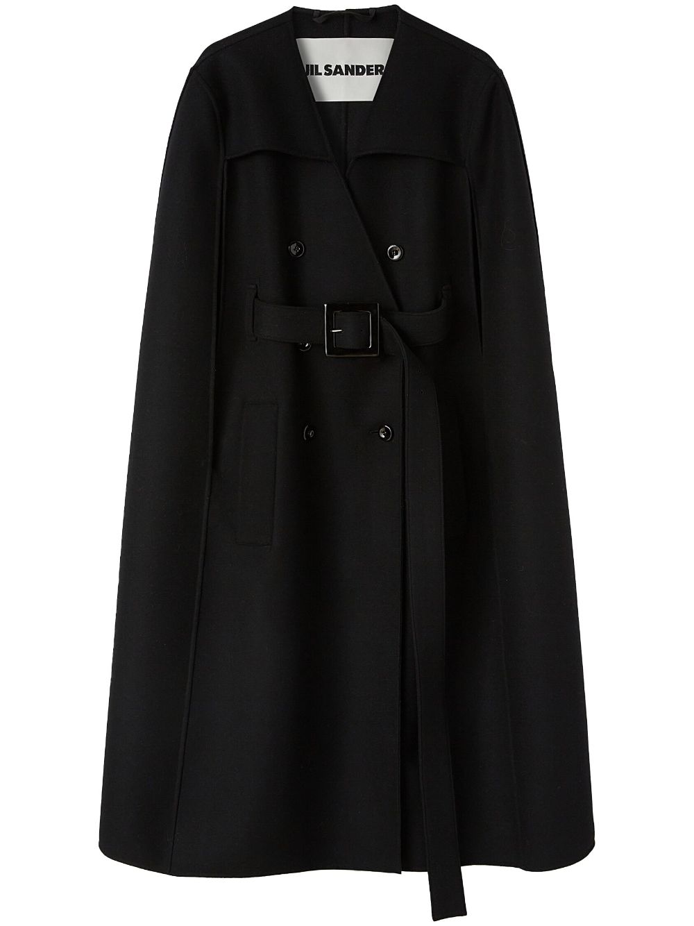 Jil Sander Trenchcoat mit Cape-Ärmeln - Schwarz von Jil Sander