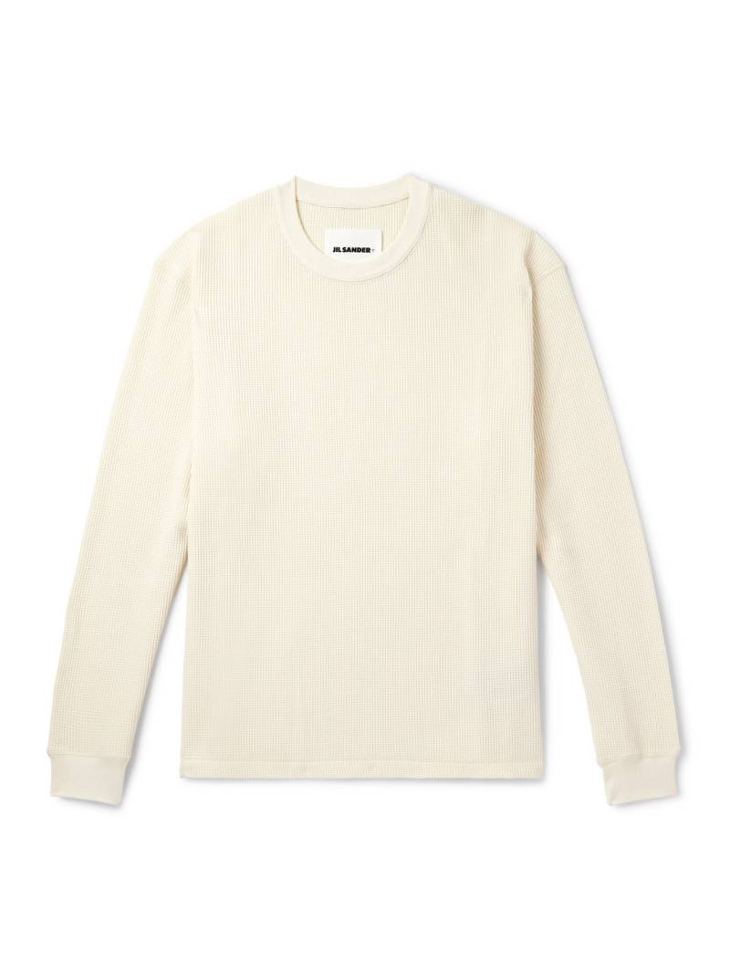 Jil Sander - Waffle-Knit Cotton T-Shirt - Men - Neutrals - S von Jil Sander