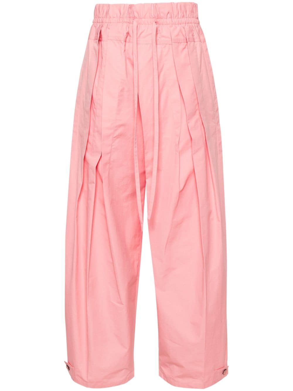 Jil Sander Wide-Leg-Hose mit Faltendetail - Rosa von Jil Sander