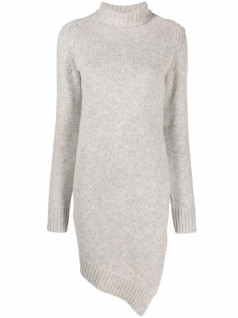 Jil Sander Asymmetrischer Rollkragenpullover - Grau von Jil Sander