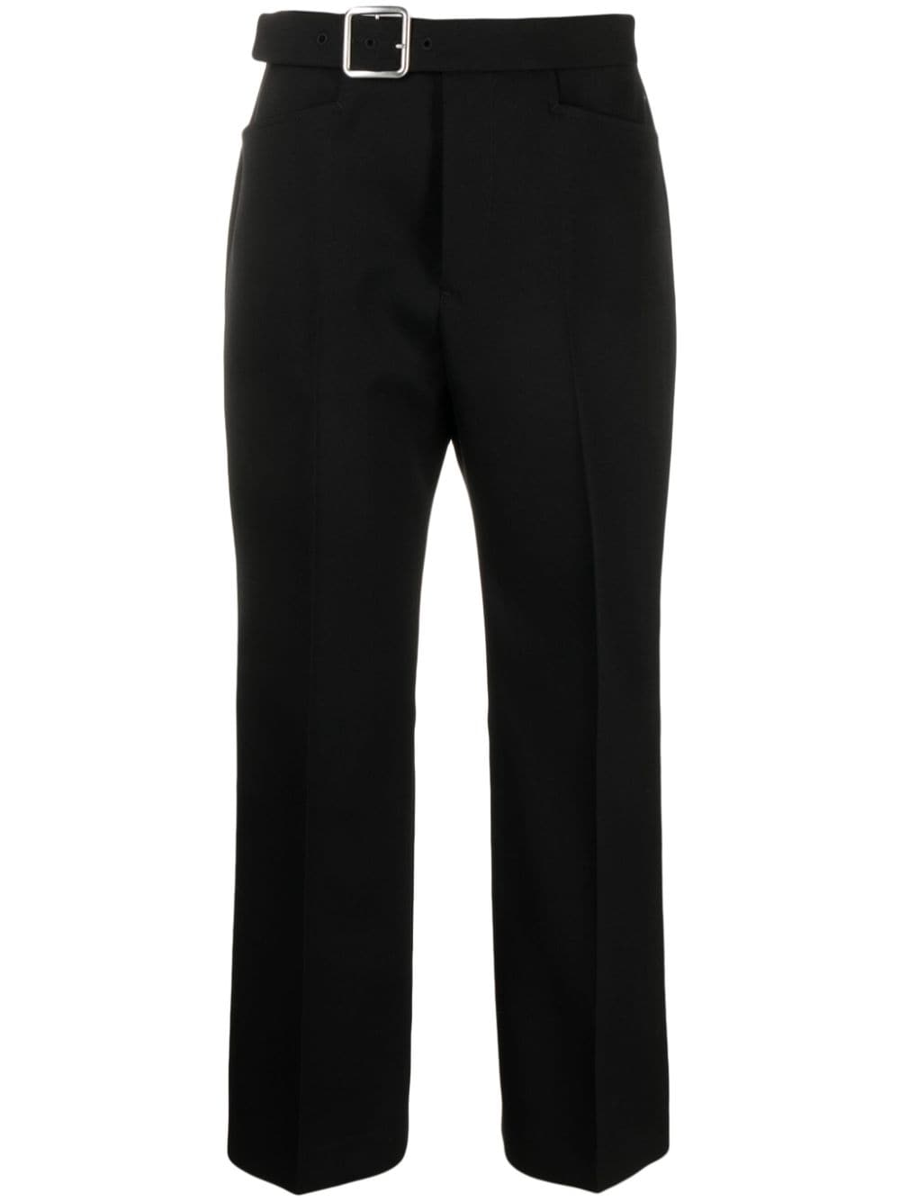 Jil Sander Cropped-Hose mit Gürtel - Schwarz von Jil Sander