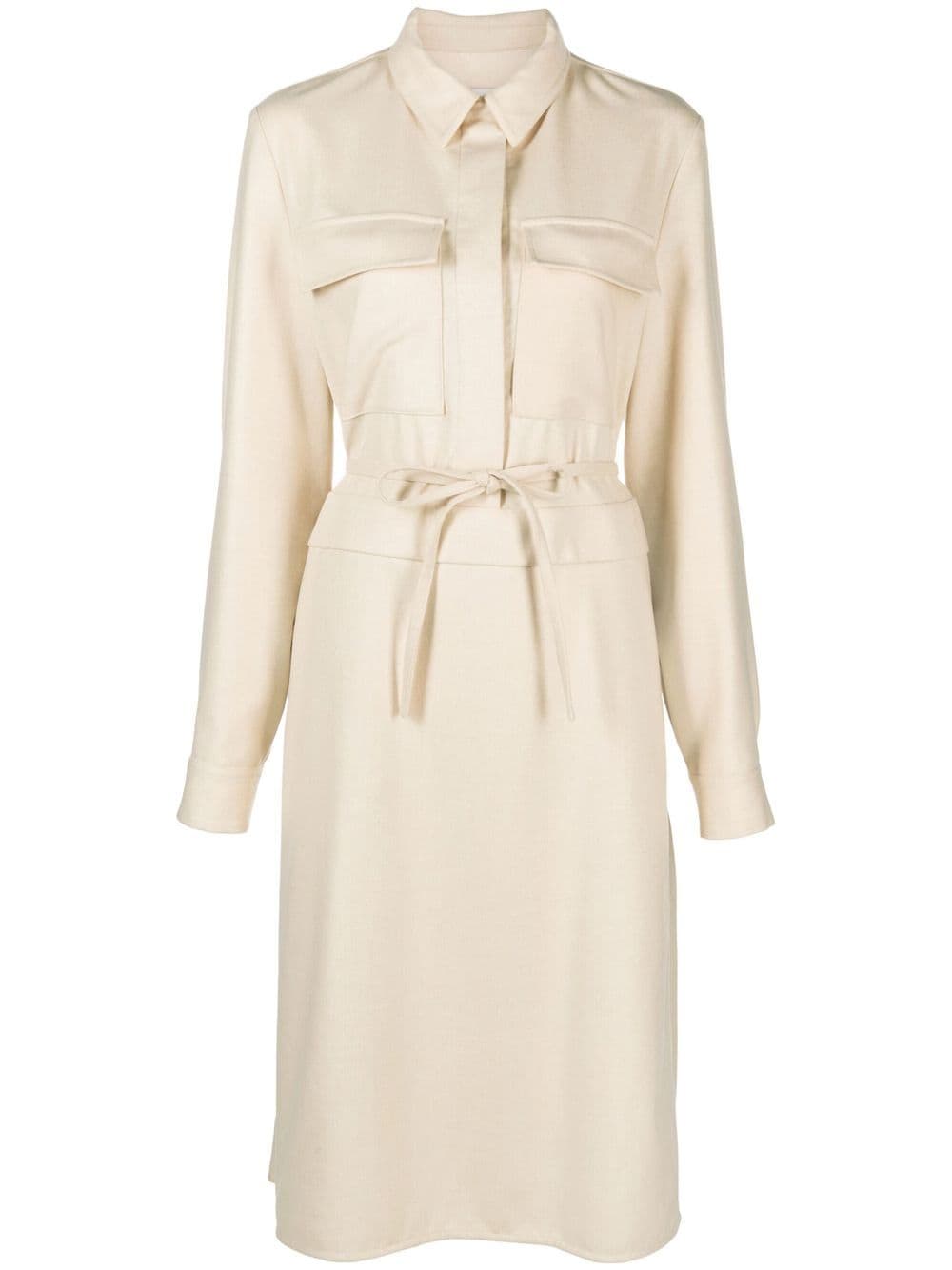 Jil Sander Kleid mit Gürtel - Nude von Jil Sander