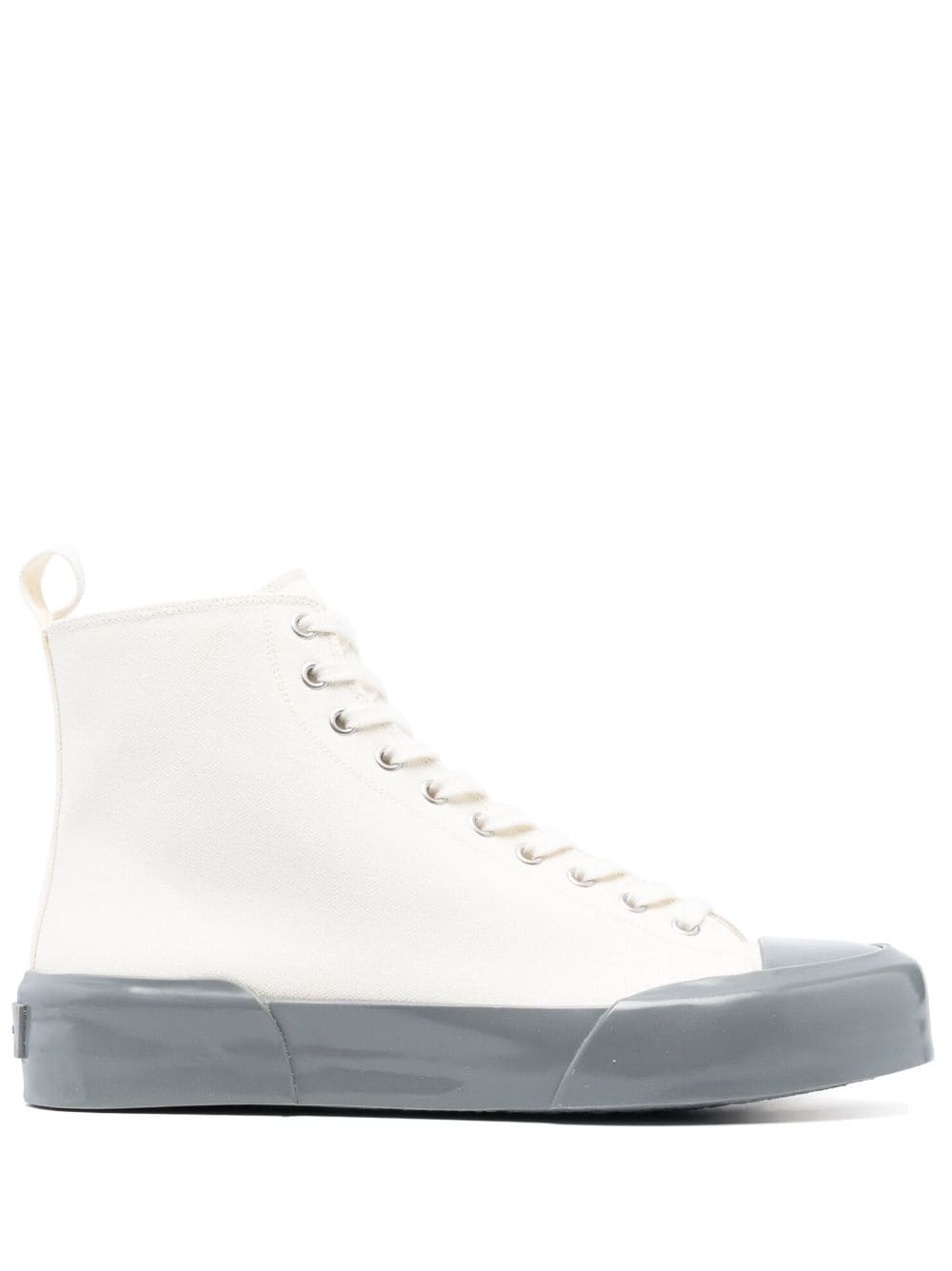 Jil Sander High-Top-Sneakers aus Canvas - Weiß von Jil Sander