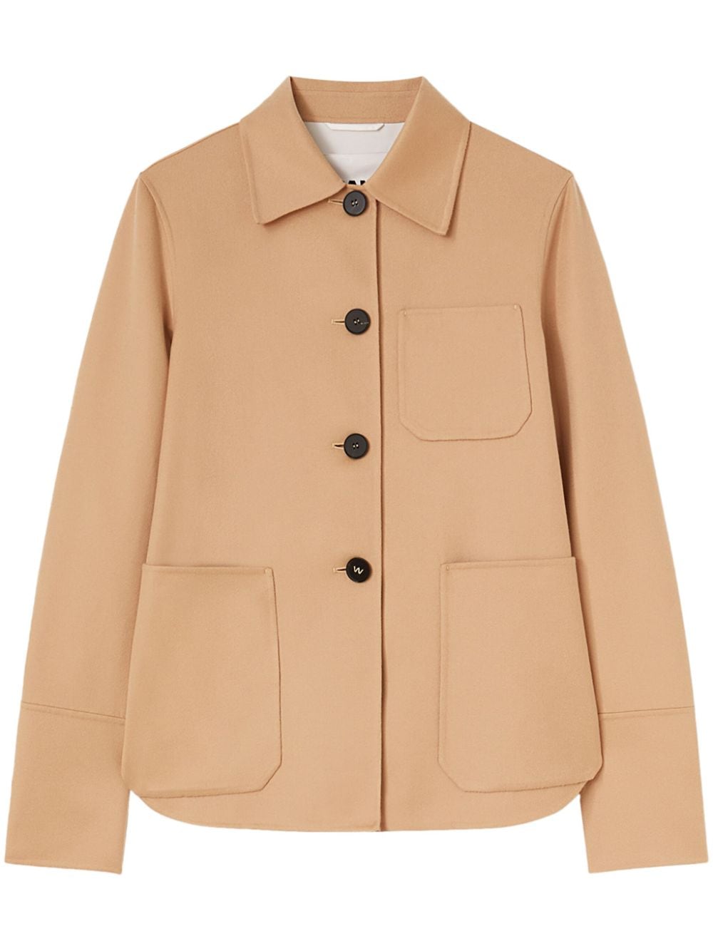 Jil Sander Hemdjacke aus Kaschmir - Nude von Jil Sander