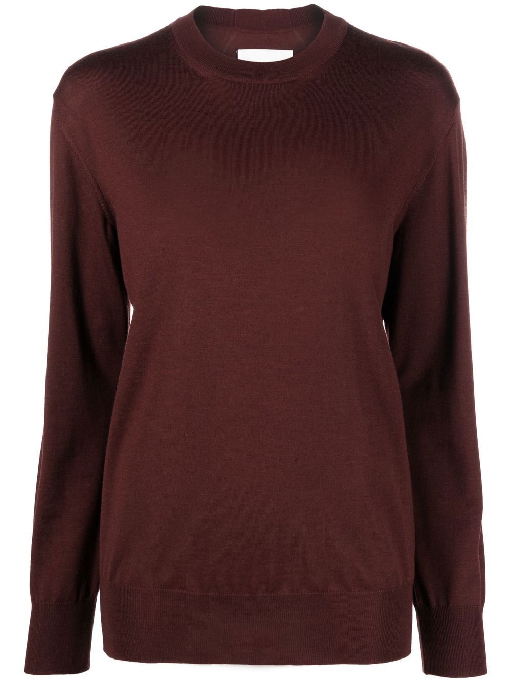 Jil Sander Pullover mit Rundhalsausschnitt - Braun von Jil Sander