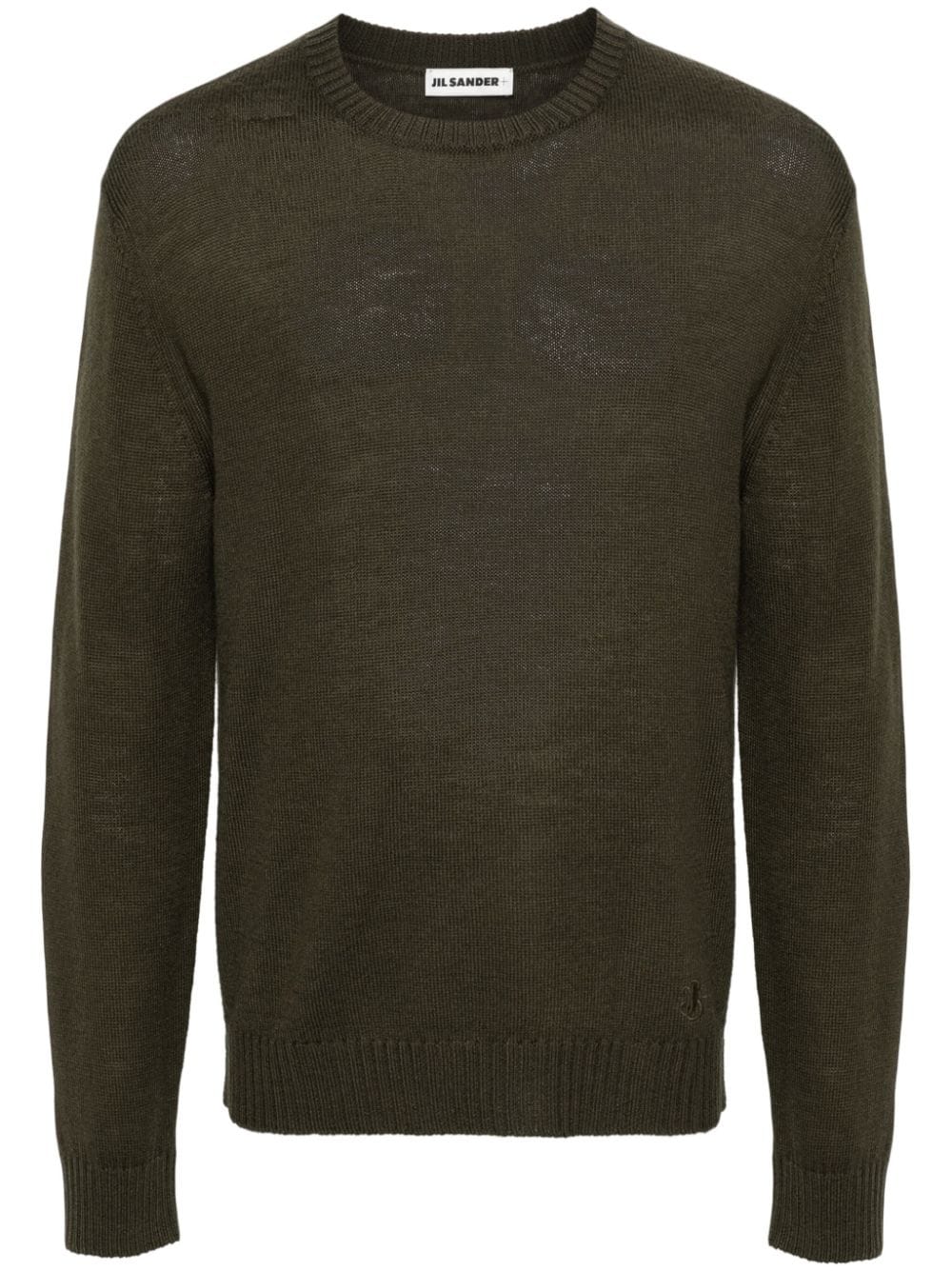 Jil Sander Pullover mit Monogramm-Stickerei - Grün von Jil Sander