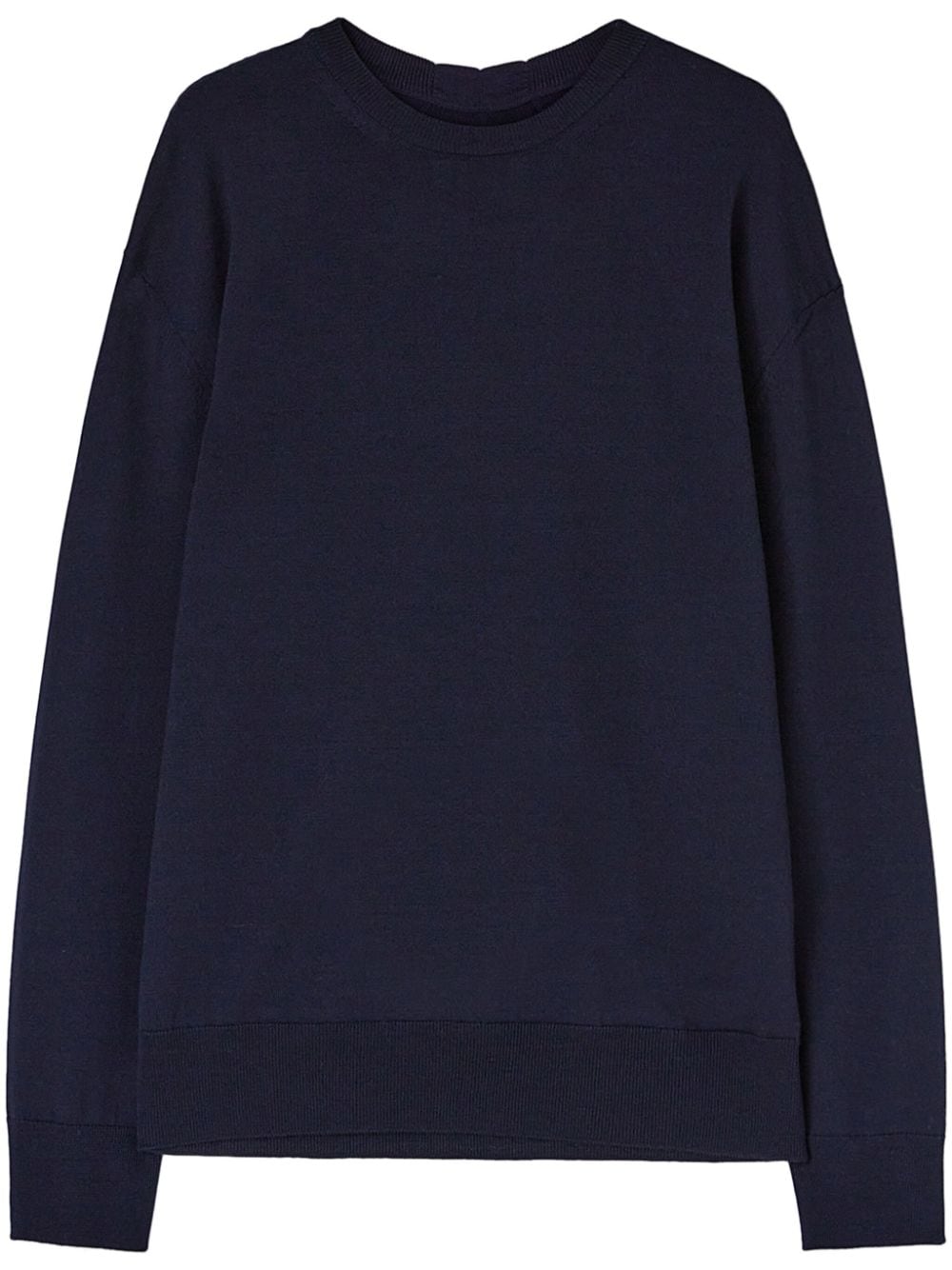 Jil Sander Fein gestrickter Pullover - Blau von Jil Sander