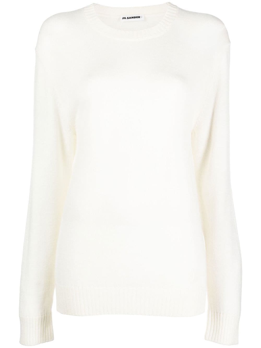 Jil Sander Fein gestrickter Pullover - Weiß von Jil Sander