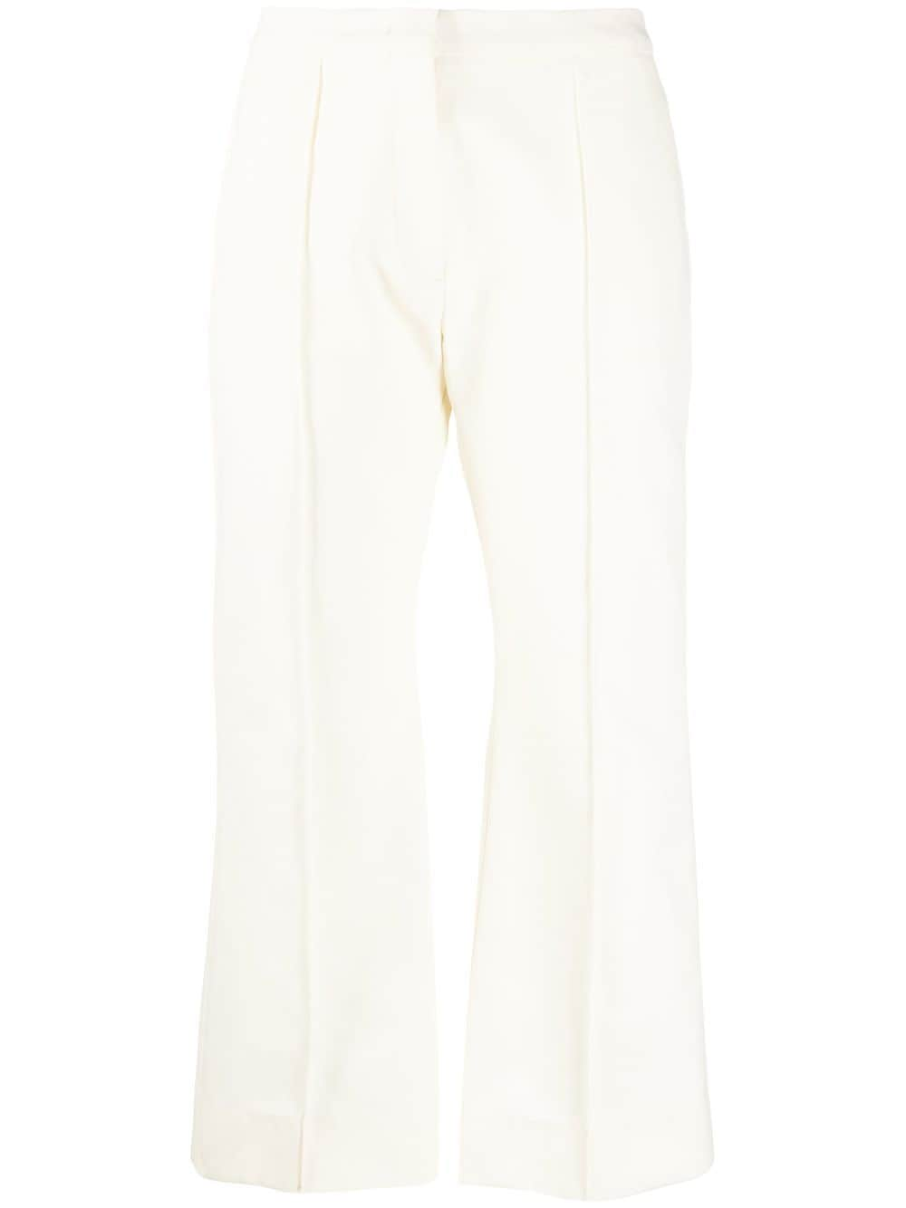 Jil Sander Cropped-Hose mit hohem Bund - Nude von Jil Sander