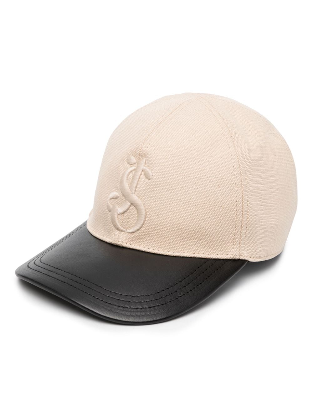 Jil Sander Baseballkappe mit Logo-Stickerei - Nude von Jil Sander