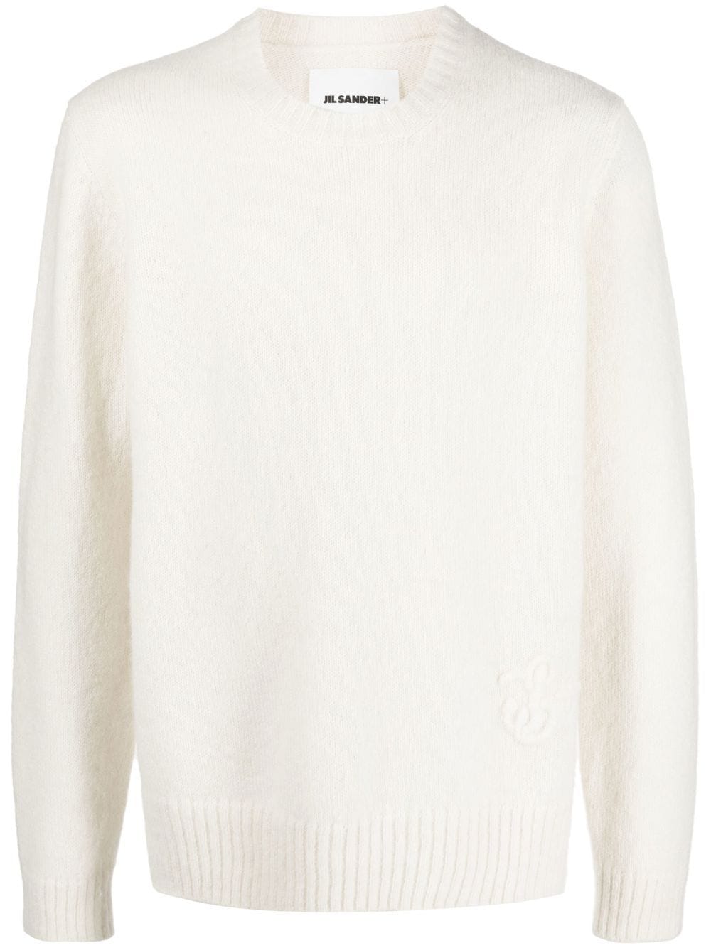 Jil Sander Strickpullover mit Logo-Stickerei - Nude von Jil Sander