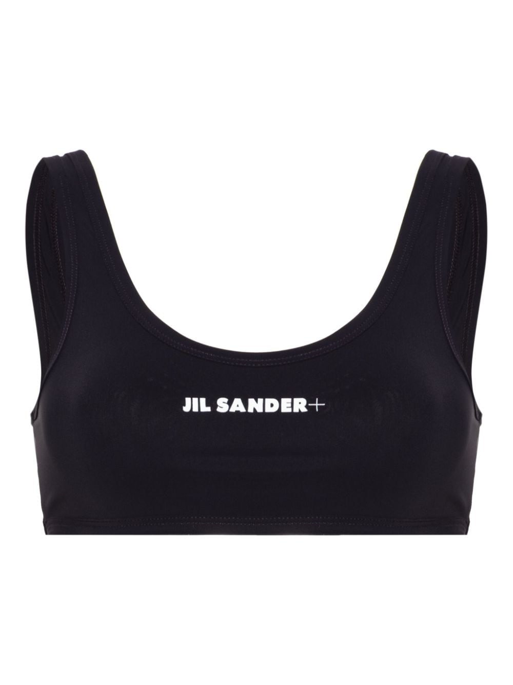 Jil Sander Bikinioberteil mit Logo-Print - Blau von Jil Sander