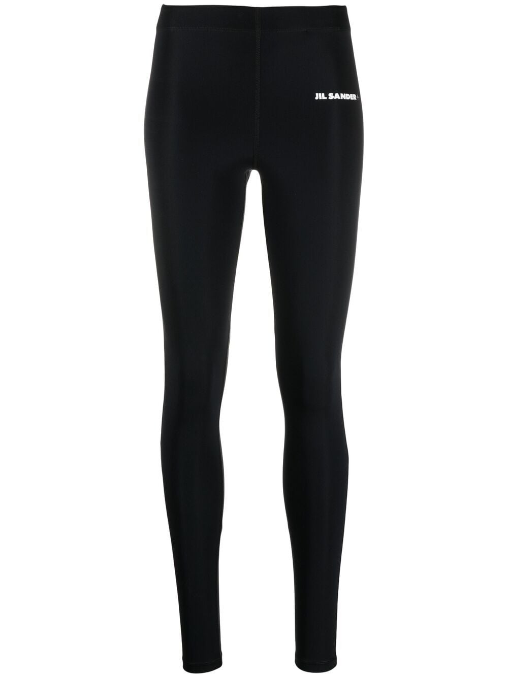 Jil Sander Leggings mit Logo-Print - Schwarz von Jil Sander