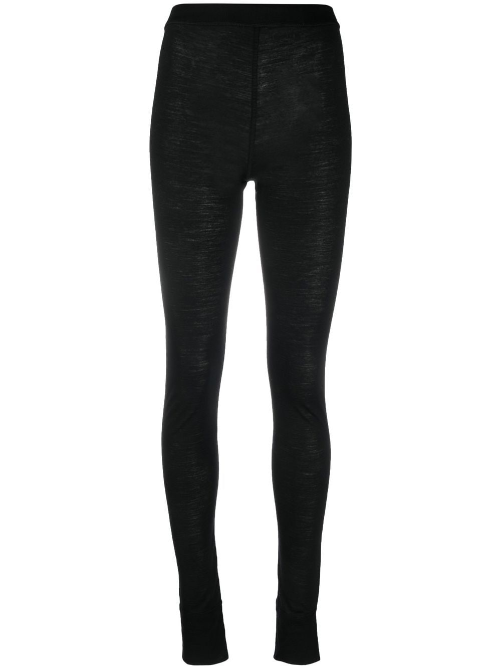 Jil Sander Leggings mit Logo-Print - Schwarz von Jil Sander