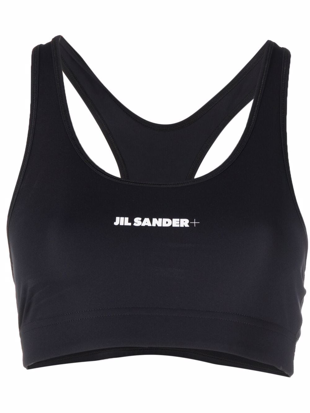 Jil Sander Sport-BH mit Logo-Print - Schwarz von Jil Sander