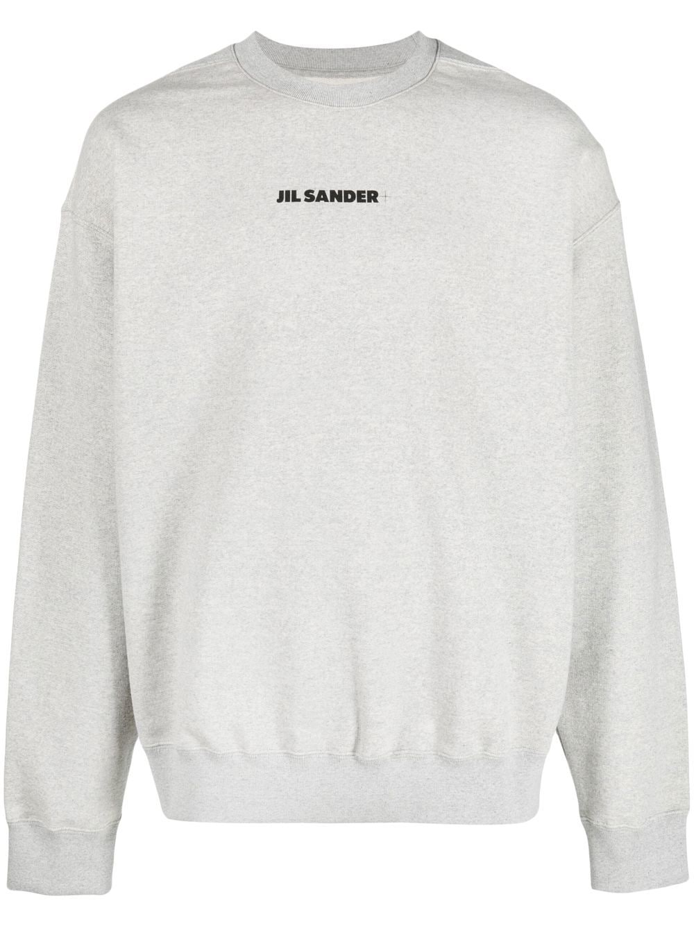 Jil Sander Sweatshirt mit Logo-Print - Grau von Jil Sander