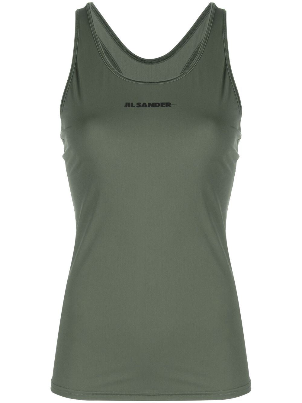 Jil Sander Tanktop mit Logo-Print - Grün von Jil Sander