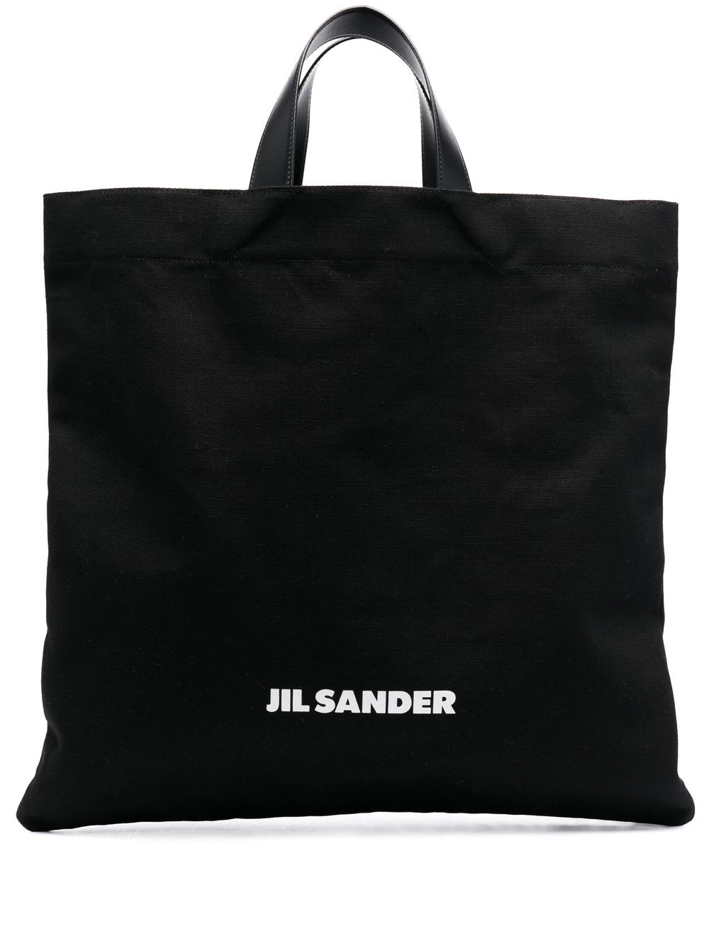 Jil Sander Shopper mit Logo-Print - Schwarz von Jil Sander