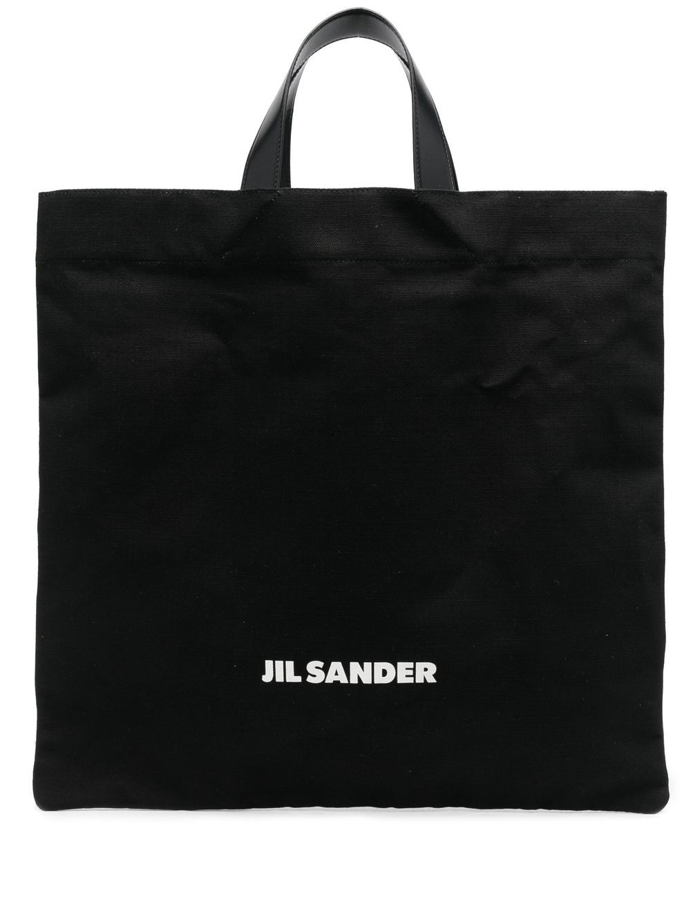 Jil Sander Handtasche mit Logo-Print - Schwarz von Jil Sander