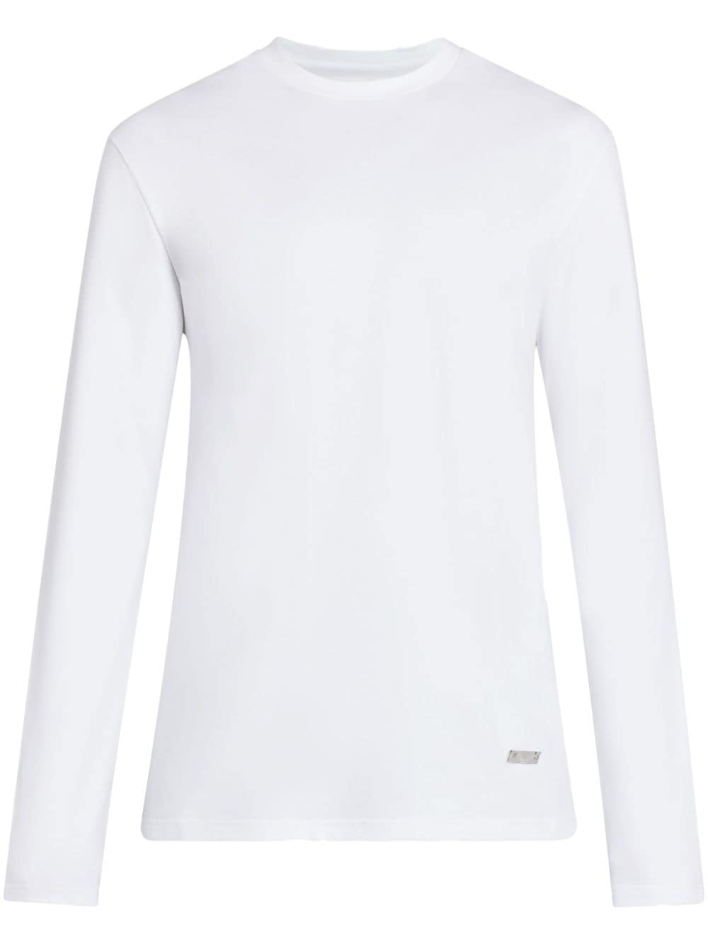 Jil Sander Langarmshirt aus Baumwolle - Weiß von Jil Sander