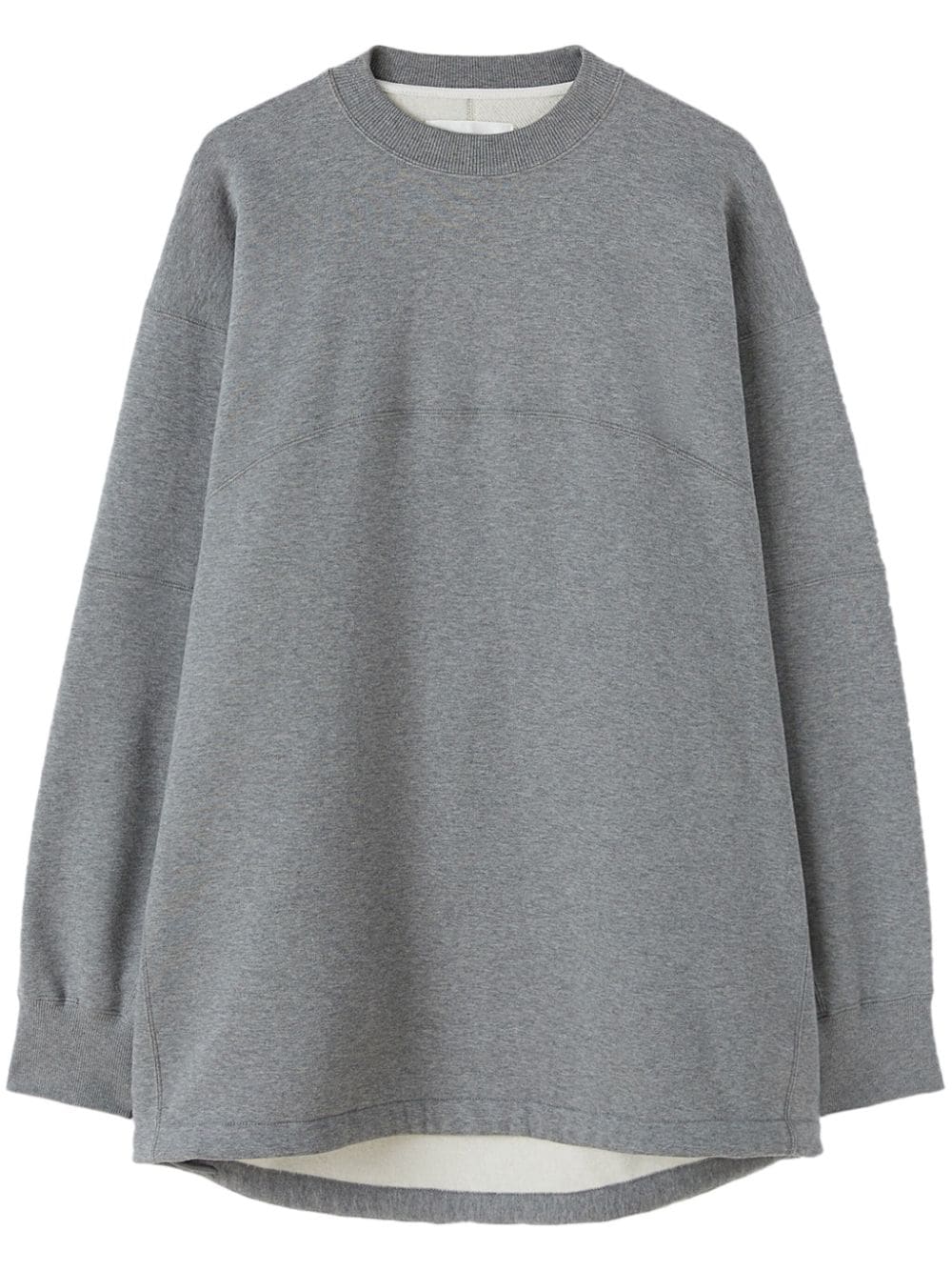 Jil Sander Sweatshirt mit meliertem Effekt - Grau von Jil Sander