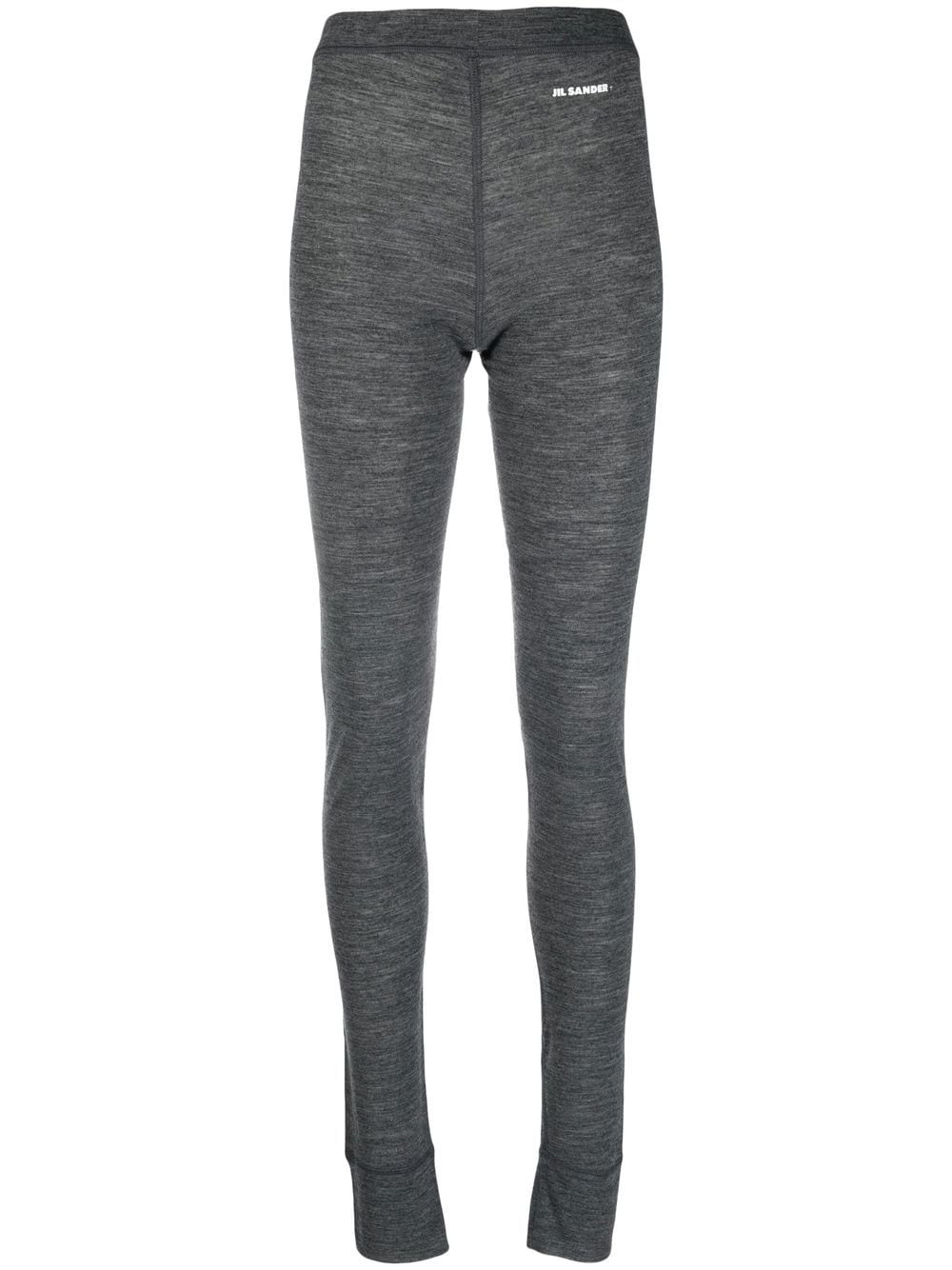 Jil Sander Melierte Leggings - Grau von Jil Sander