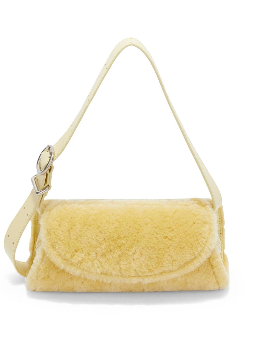 Jil Sander Mini Cannolo Tasche - Gelb von Jil Sander