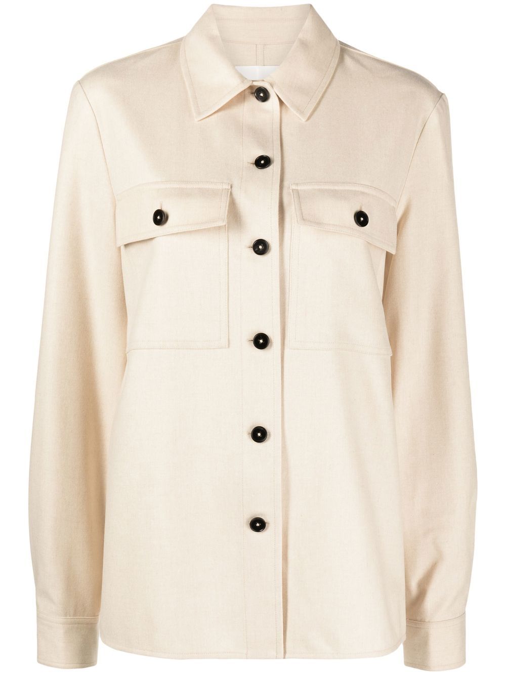 Jil Sander Hemdjacke im Oversized-Look - Nude von Jil Sander