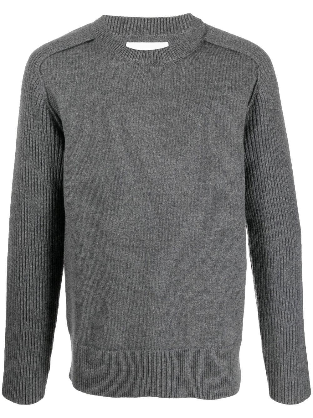 Jil Sander Pullover mit gerippten Ärmeln - Grau von Jil Sander