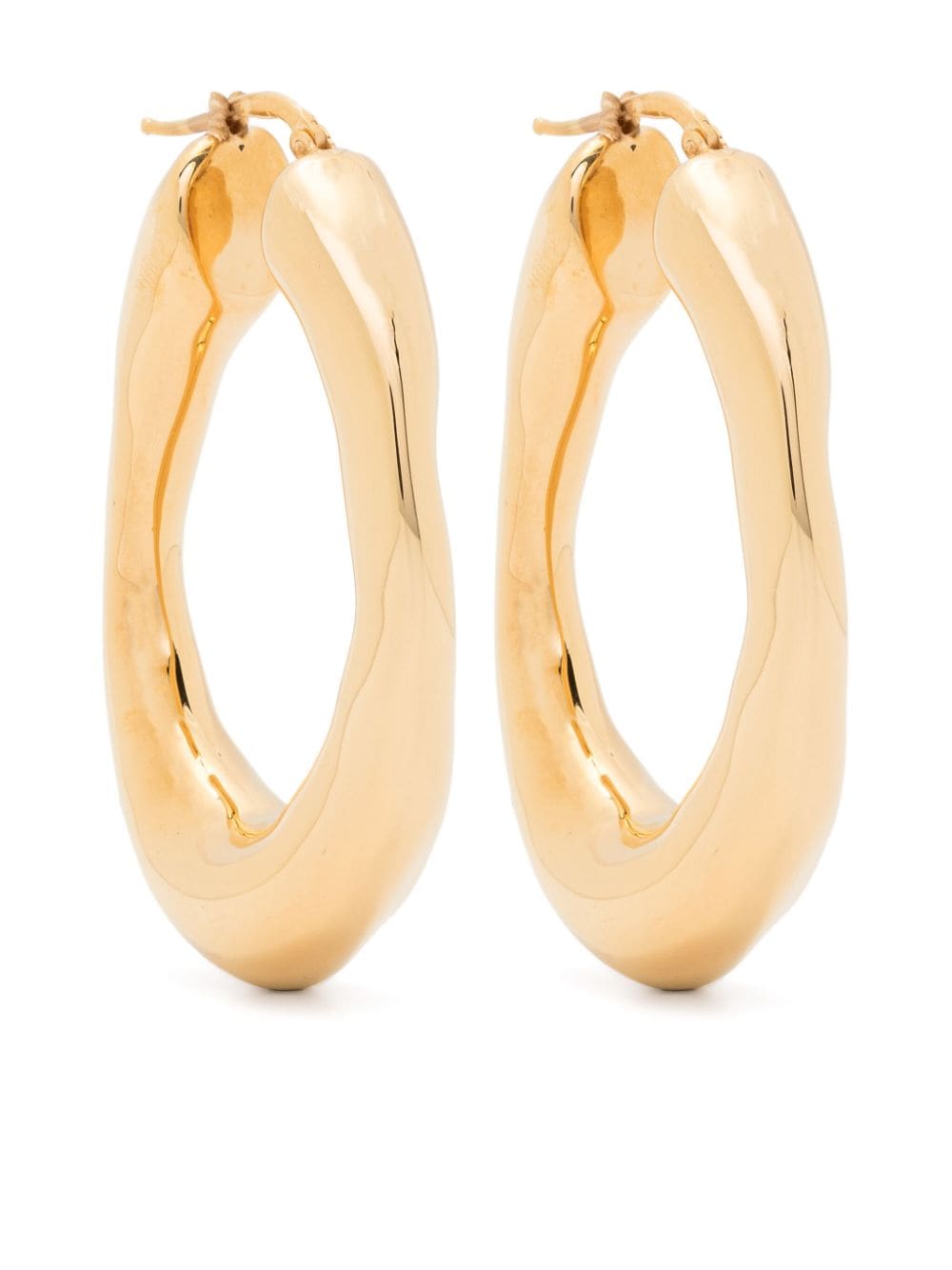 Jil Sander Geometrische Ohrringe - Gold von Jil Sander