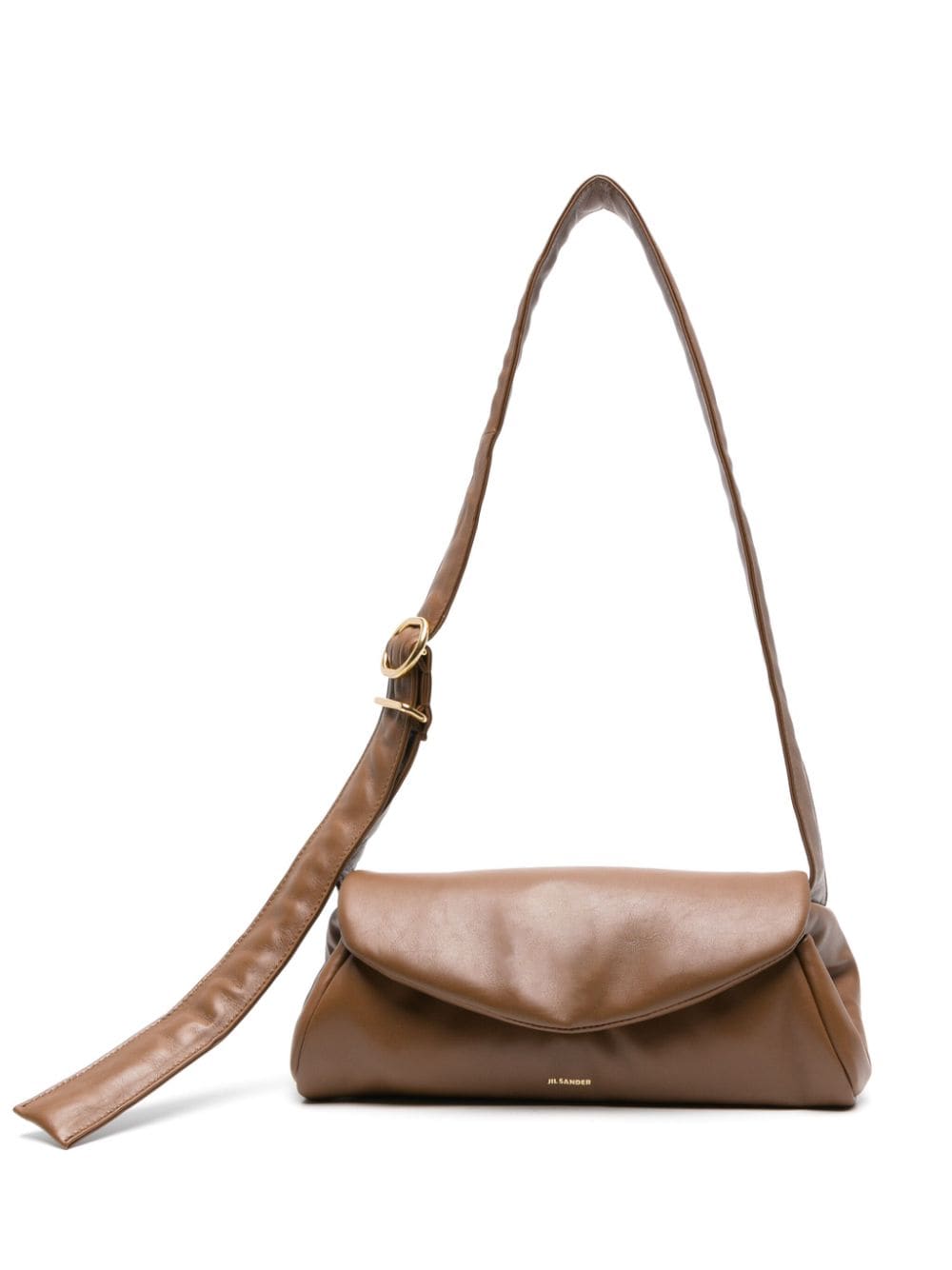 Jil Sander Kleine Cannolo Schultertasche - Braun von Jil Sander