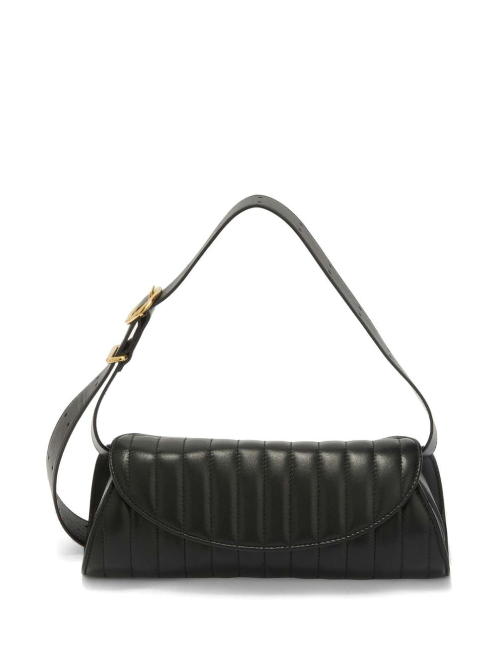 Jil Sander Kleine Cannolo Schultertasche - Schwarz von Jil Sander