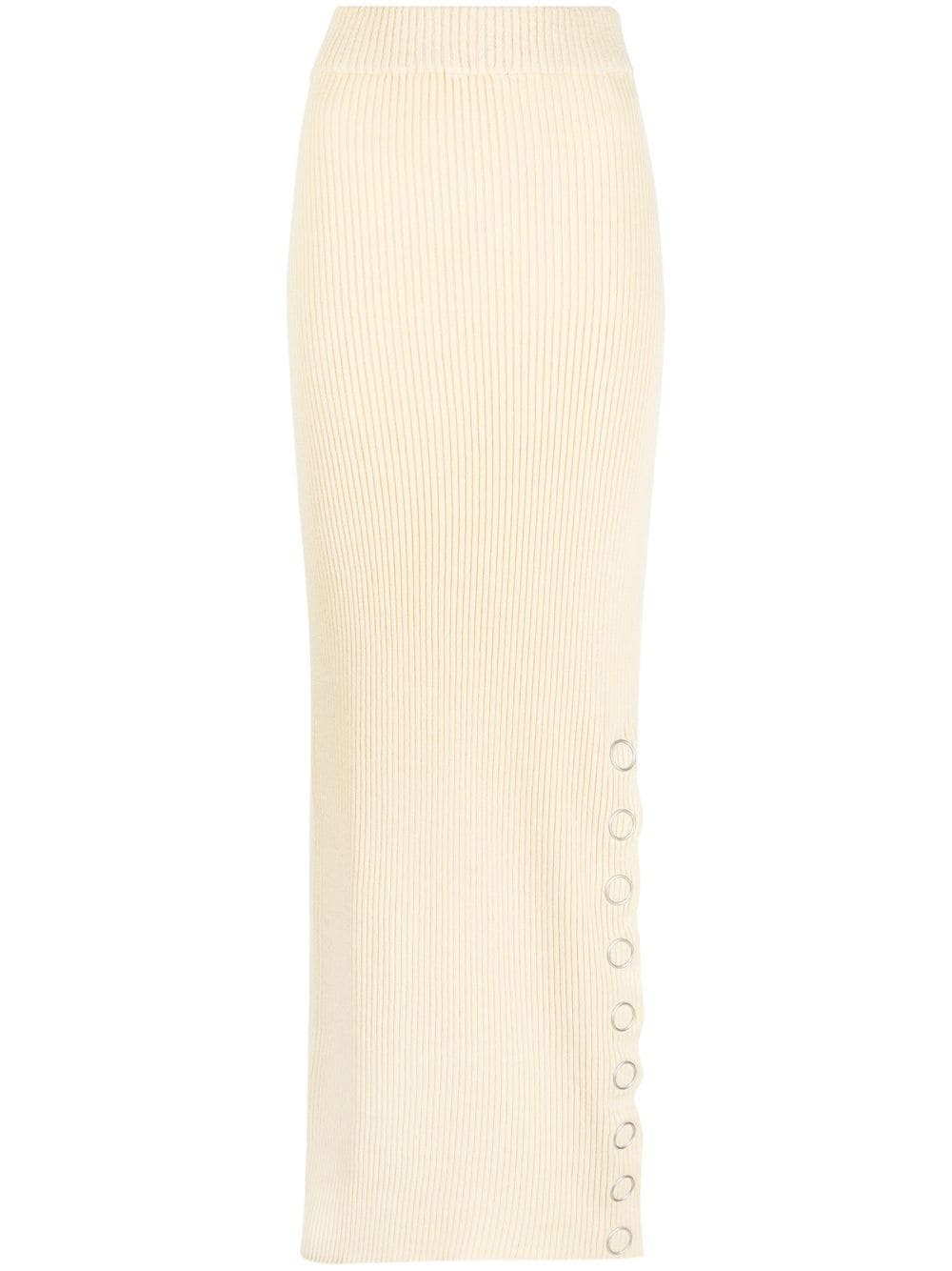 Jil Sander Gerippter Maxirock - Nude von Jil Sander