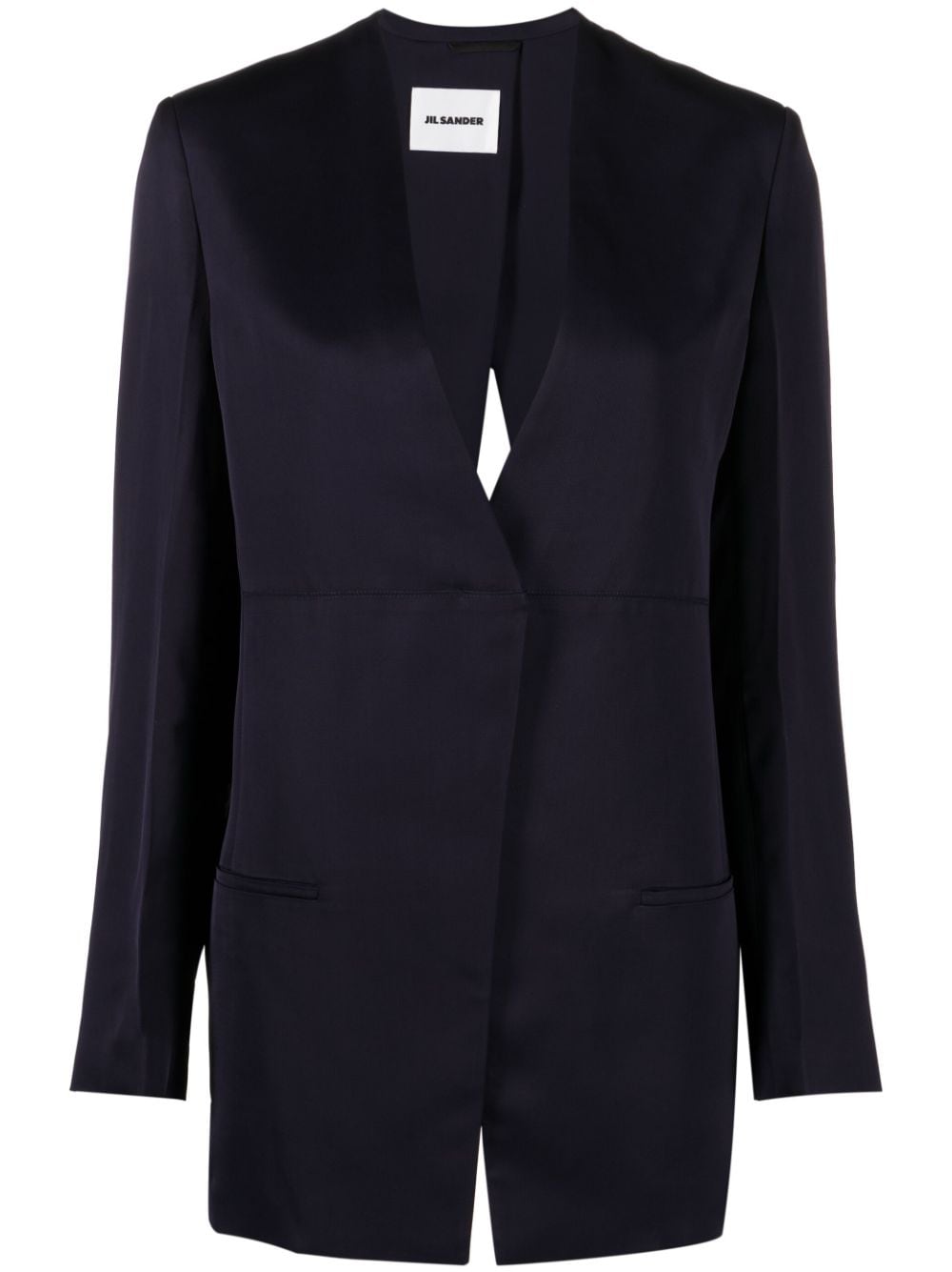 Jil Sander Blazer mit Schlitz - Blau von Jil Sander